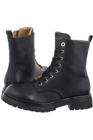 Tommy Hilfiger Workery Lace-Up Bootie Black T3A5-33568-0092999 (TH1218-a)