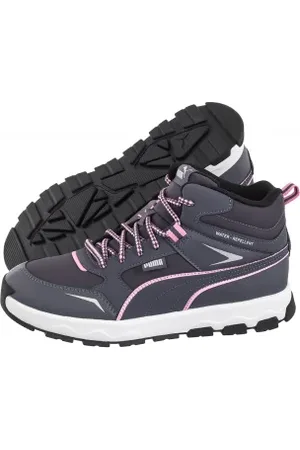 PUMA Buty Trekkingowe Evolve Trail Jr Galactic Gray-Mauved Out 397644-03 (PU604-b)