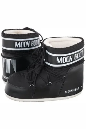 Moon Boot Śniegowce M Icon Low Nylon Black 1409340 N001 (MB48-a)