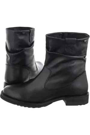 Wojas Botki Czarne 55282-51 (WO247-a)