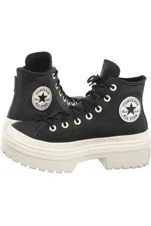 Converse Sneakersy CTAS Lugged Heel Hi Black/Black/Egret A12328C (CO732-a)