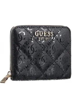 Guess Portfel Laurel Slg Small Zip Around SWGG85 00137 Black (GU703-a)