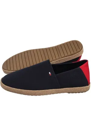 Tommy Hilfiger Espadryle Hilfiger Espadrille Core Textile Desert Sky FM0FM05353 DW5 (TH1260-a)