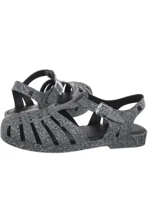 Melissa Sandały Possession Print Denim 36133/BG672 Black Jeans (ML340-a)