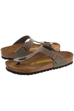 Birkenstock Japonki Gizeh BS Nubuk Stone 043391 (BK29-a)