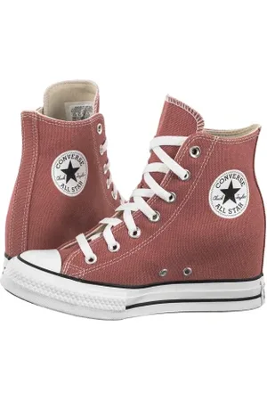 Converse Trampki CTAS Wedge Hi Light Saddle/White/Black A13832C (CO760-a)