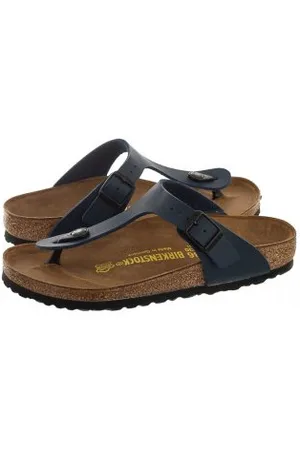 Birkenstock Japonki Gizeh Blue 143621 (BK13-e)