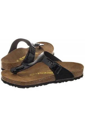 Birkenstock Japonki Gizeh Patent Black 043661 (BK5-c)