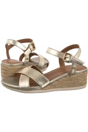 Geox Sandały D Ischia Corda C Lt Gold D02HHC 000CF C2012 (GE220-a)