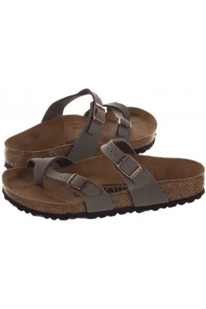 Birkenstock Klapki Mayari Nubuck Stone 71071 (BK83-a)