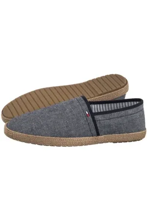 Tommy Hilfiger Espadryle Hilfiger Chambray Espadrille Desert Sky FM0FM05391 DW5 (TH1332-a)