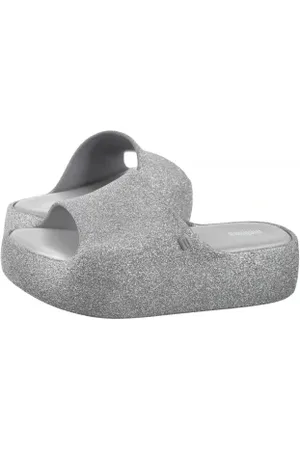 Melissa Klapki Free Platform Slide Gl 36126/BF581 Glitter Grey (ML354-a)