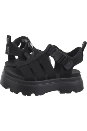 UGG Sandały W Cora 1152698 BLK (UA152-a)