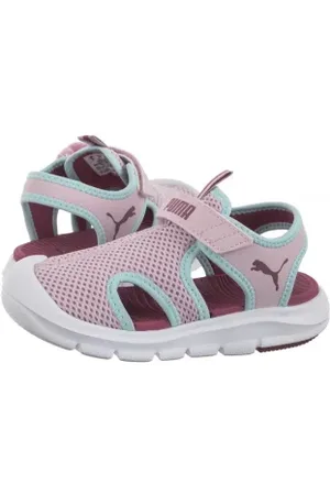 PUMA Sandałki Fun Racer Sandal Mesh V Inf Rose Mauve-Port-Safe Lake 401576-03 (PU618-a)