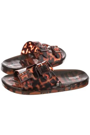 Melissa Klapki Wide AD 32950/53842 Brown/Tortoise (ML179-a)