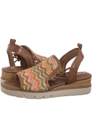 Tamaris Sandały Brązowe/Multikolor 1-28240-44 902 Multicolor (TM544-a)