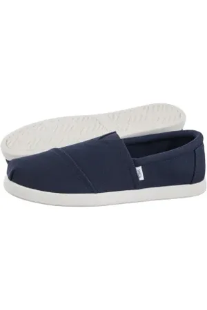 TOMS Espadryle Alp Fwd Navy Recycled Cotton Canvas 10019858 (TS30-b)