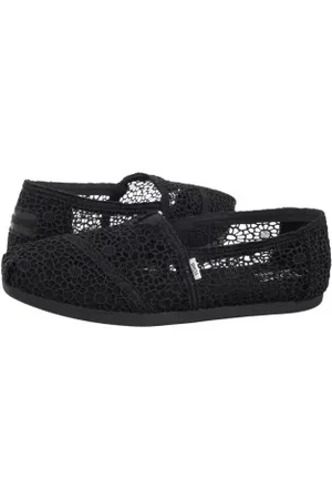 TOMS Espadryle Alpargata Black Moroccan Crochet 10016254 (TS47-a)