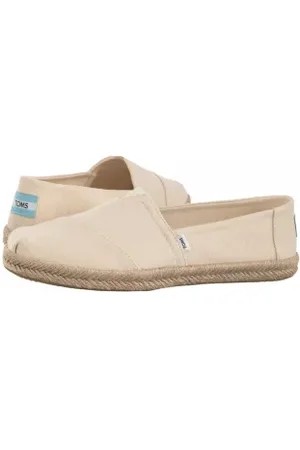TOMS Espadryle Alpargata Rope Natural Recycled Cotton Slubby Woven 10019682 (TS45-c)
