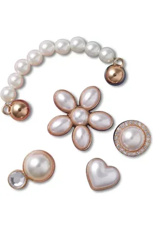 Crocs Zestaw 5 przypinek Jibbitz™ Dainty Pearl Jewelry 5-Pack 10013133 (CR362-a)