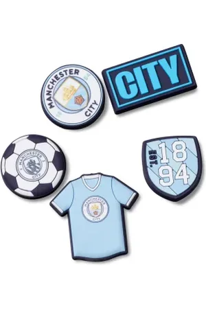 Crocs Zestaw 5 przypinek Jibbitz™ Manchester City 5-Pack 10012074 (CR358-a)