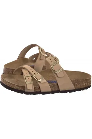 Birkenstock Klapki Franca Soft Footbed Sandcastle 1022973 (BK304-a)