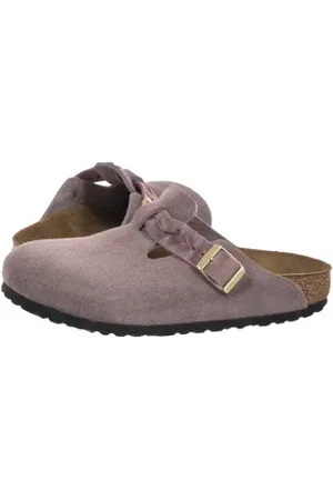 Birkenstock Klapki Boston Braided Faded Purple 1029122 (BK257-c)