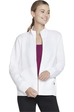 Skechers Go Walk Everywhere Full Zip Hoodless W3JA261-WHT