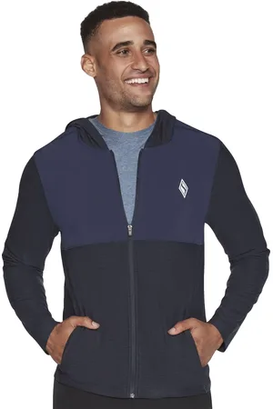 Skechers Ultra Go Lite Full Zip Hoodie MJA268-NVY