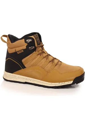 Big Star Buty młodzieżowe ocieplane camel KK274609
