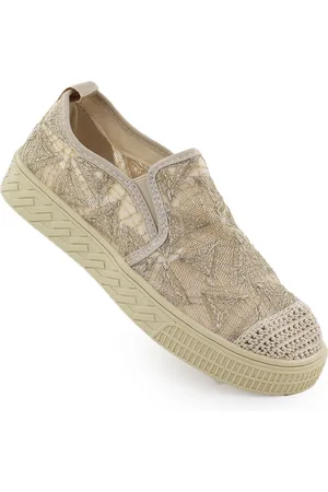 Artiker Espadryle damskie wsuwane z koronką 56C2127