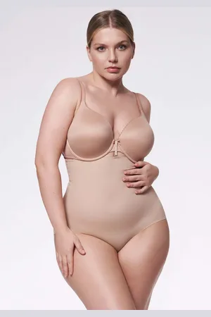 Julimex Majtki modelujące plus size extra wysoka talia 251 Naturalne