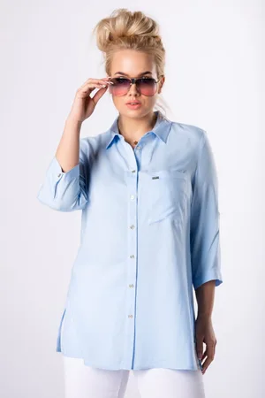Producent Polski Don Klasyczna koszula Plus Size 100% Bawełna mod. M14535 ( r. 42-60)
