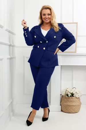 Producent Polski Don Garnitur plus size Z GUZIKAMI LOVE ( r. 48-56) - WYSYŁKA 24 H