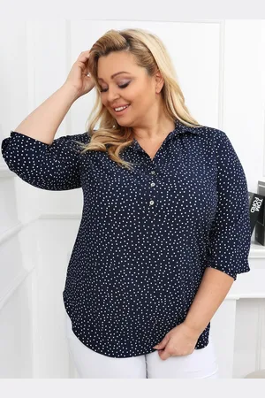 Producent Polski Don Bluzka tunika plus size mod. M12509 ( r. 44-58 )