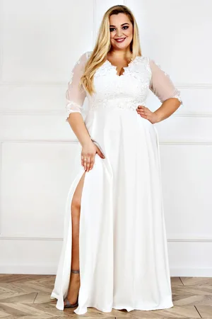Producent Polski Don CARMEN II - SUKNIA ŚLUBNA PLUS SIZE ( R.44-54)