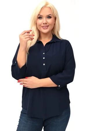 Producent Polski Don Bluzka tunika plus size mod.M12501 ( r. 44-58 )