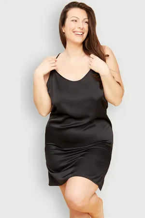 Producent Polski Don Satynowa koszulka nocna plus size PREMIUM ( r. 44-56)