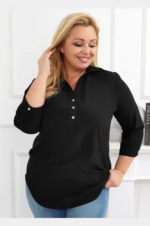 Producent Polski Don Bluzka tunika plus size mod. M12513 ( r. 44-58 )
