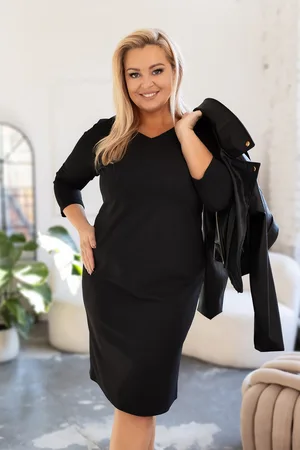 Producent Polski Don Sukienka plus size KLASIK ( r.44-52) BESTSELLER