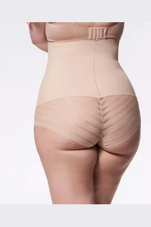 Julimex Majtki wyszczuplające plus size 141 (wysoka talia) Naturalne