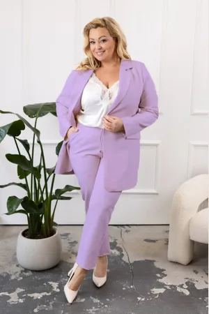 producent zagraniczny Garnitur damski plus size KULIA ( r. 48-56)