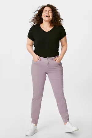 C&A Kobieta Rurki - Spodnie-slim fit, , Rozmiar: 46 krótki