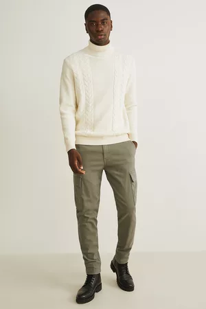 C&A Spodnie bojówki-tapered fit-Flex-LYCRA®, , Rozmiar: W30 L30