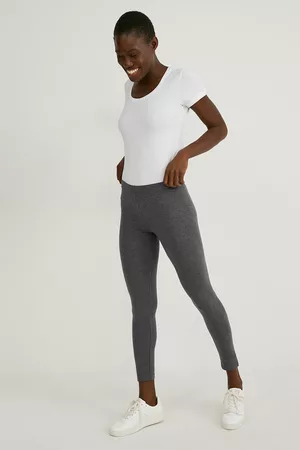 C&A Wielopak, 2 pary-legginsy-bawełna bio-LYCRA®, , Rozmiar: XS
