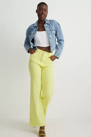 C&A Kobieta Z wysokim stanem - Loose fit jeans-wysoki stan-LYCRA®, , Rozmiar: 34