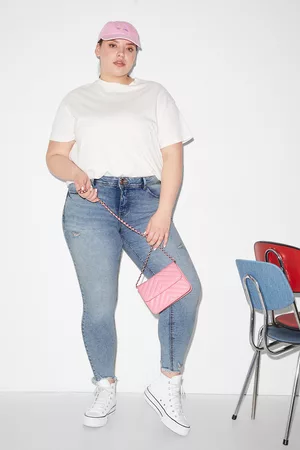 C&A Kobieta Skinny - C&A -skinny jeans-średni stan-LYCRA®, , Rozmiar: 46