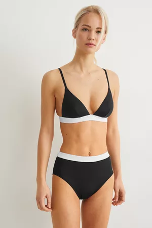 C&A Kobieta Bikini - Góra od bikini-trójkątne miseczki-wyściełana-LYCRA® XTRA LIFE™, , Rozmiar: 34