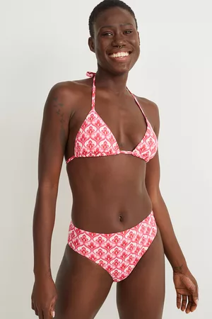 C&A Kobieta Bikini - Góra od bikini-trójkątne miseczki-wyściełana-LYCRA® XTRA LIFE™, , Rozmiar: 34