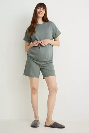C&A Kobieta T-shirty z Krótkimi Rękawami - C&A Letnia piżamka ciążowa, , Rozmiar: XS
